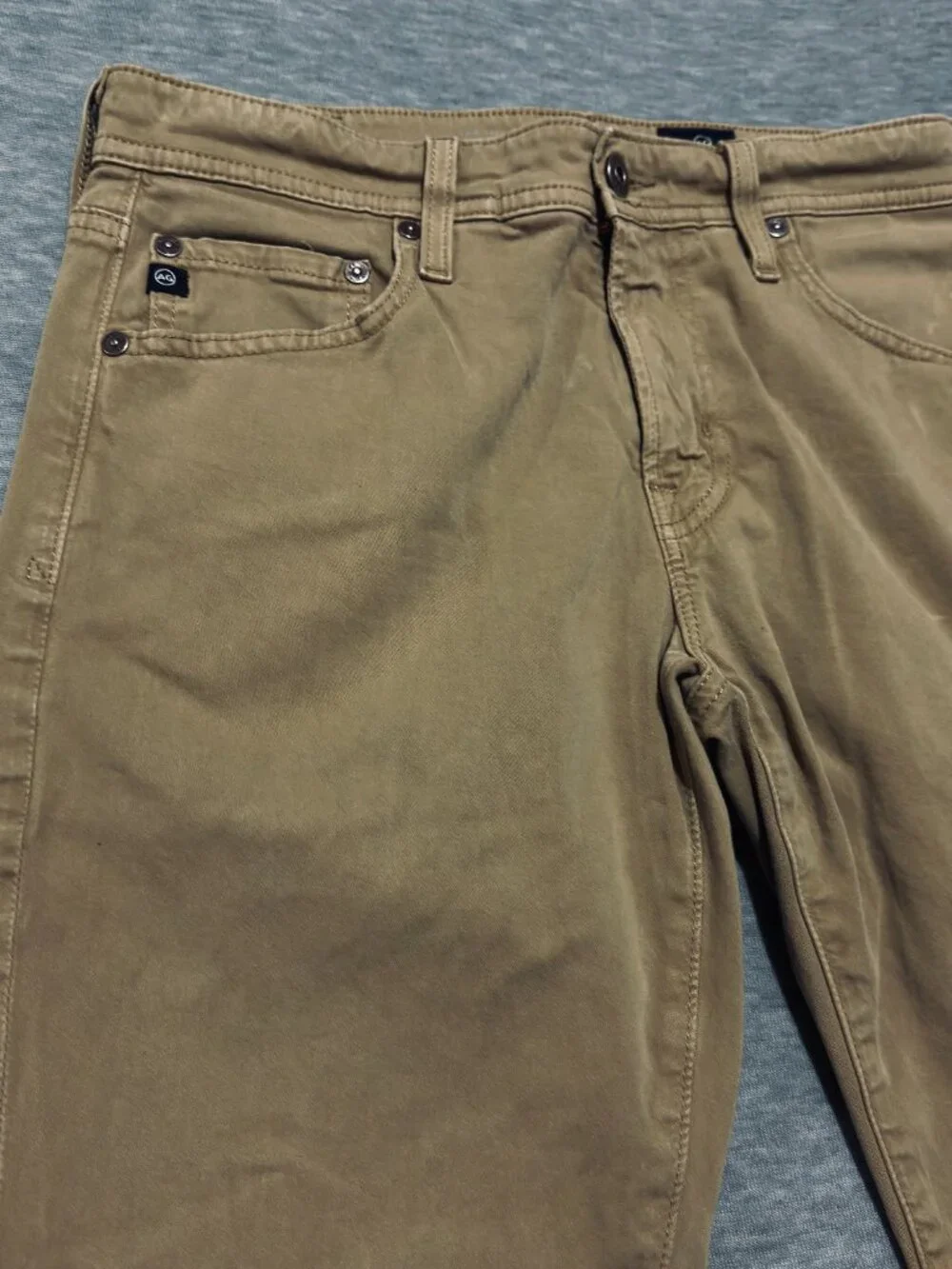 AG Adriano Goldschmied The Tellis Modern Slim Pants Mens 30x30 Brown 1783SUDPTIN